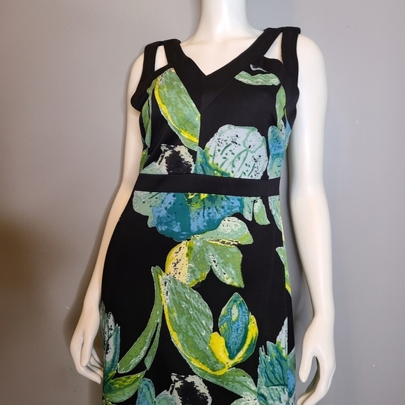 Tropical Midi Dress by Chaya sz 12 - Picture 11 of 15